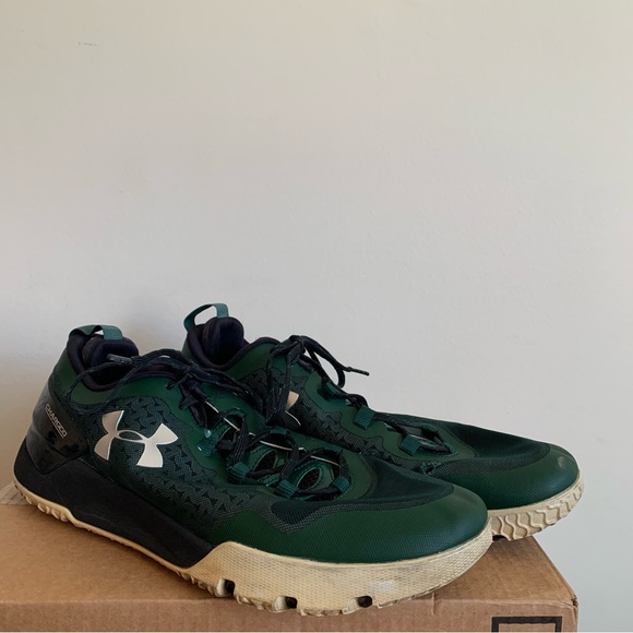 UA Men’s Dark Green Sneakers - Picture 2 of 6